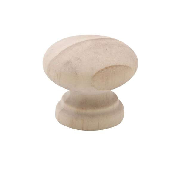 Prestige Mushroom Knob Raw Pine 45mm