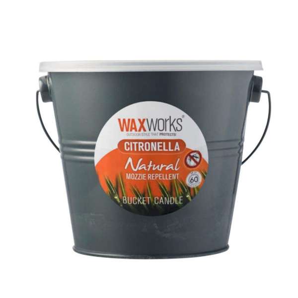 Waxworks Citronella Bucket Candle 2L