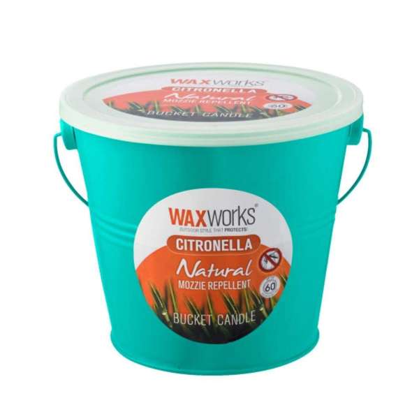 Waxworks Citronella Bucket Candle 2L