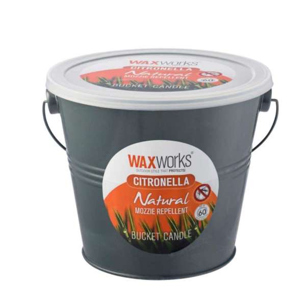 Waxworks Citronella Bucket Candle 2L