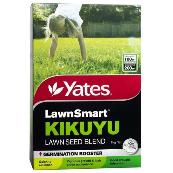 Yates LawnSmart Kikuyu Lawn Seed 1kg