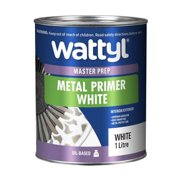 Wattyl Master Prep Metal Primer White 1L