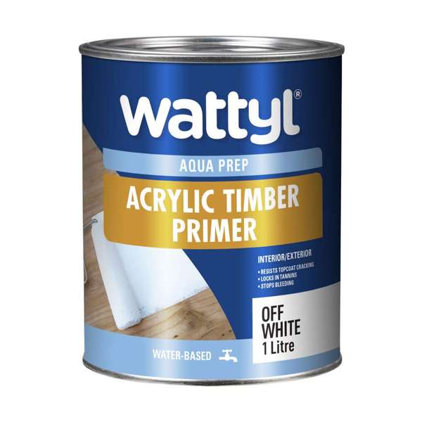 Wattyl Aqua Prep Acrylic Timber Primer 1L