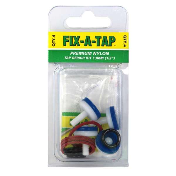 Fix-A-Tap Premium Nylon Tap Repair Kit - 4 Pack