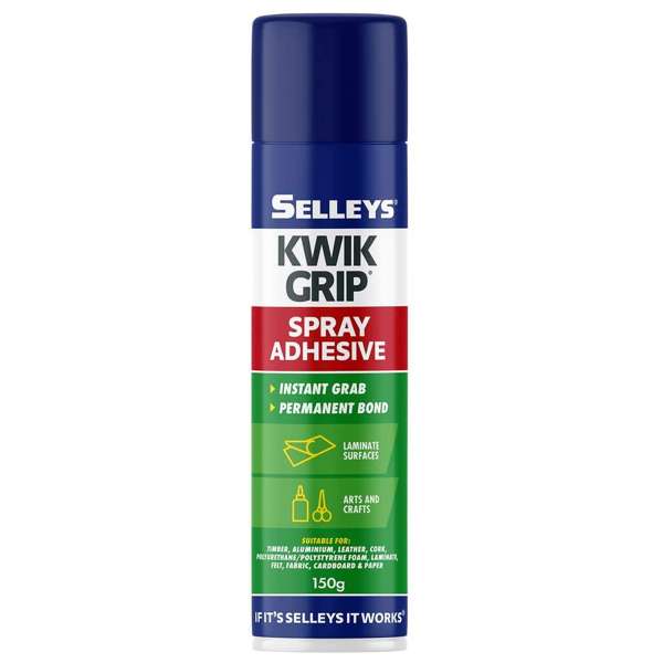 Selleys Kwik Grip Spray Contact Adhesive 150g