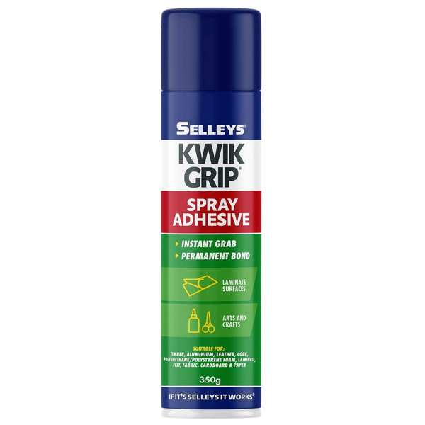 Selleys Kwik Grip Spray Contact Adhesive 350g