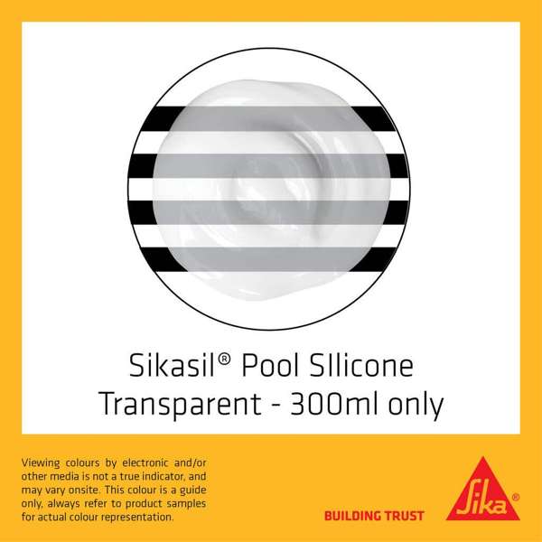 Sika Sealant Sikasil Pool Clear 300g