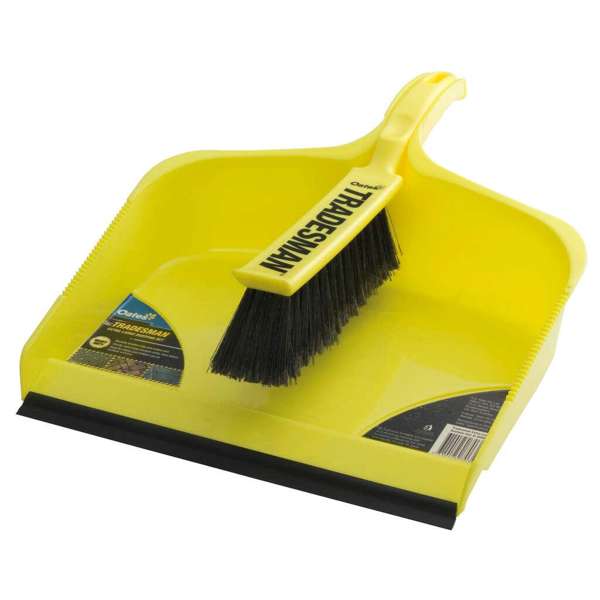 Oates Tradesman Dustpan & Brush Set Extra Large