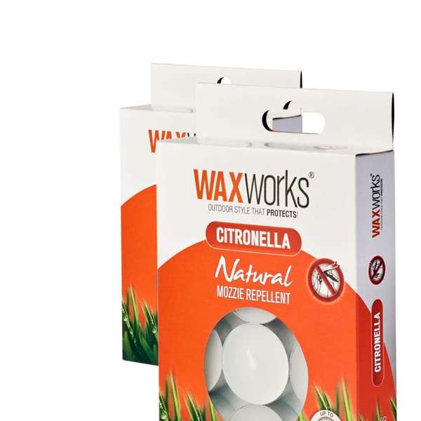 Waxworks Citronella Tea Light Candle - 24 Pack