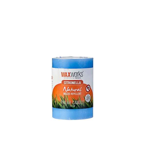 Waxworks Citronella Pillar Candle 100mm