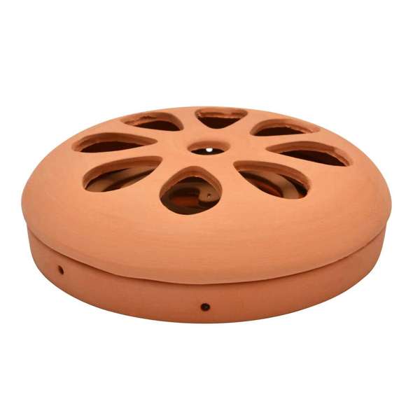 Waxworks Citronella Coil & Terracotta Holder with 6 Coils