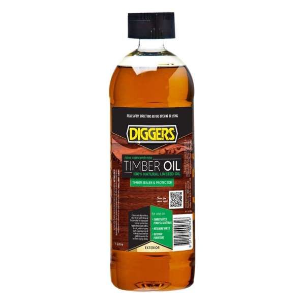 Diggers Raw Linseed Oil 1L