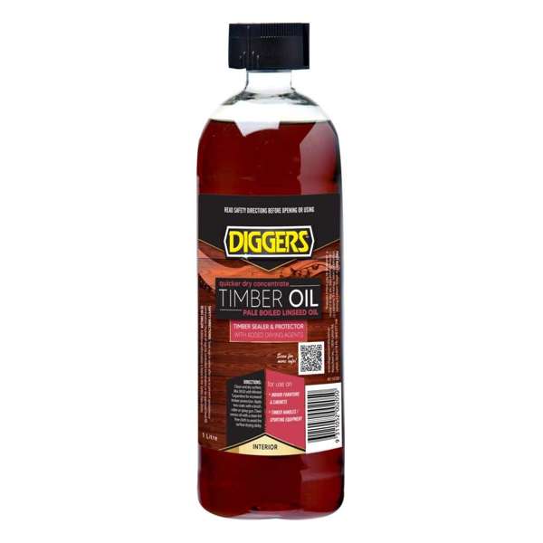 Diggers Pale Boiled Linseed Oil 1L