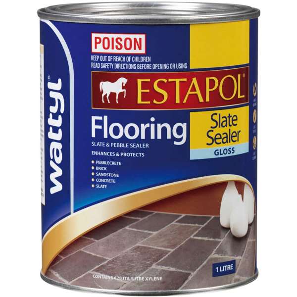 Wattyl Estapol Flooring Slate Sealer Gloss 1L