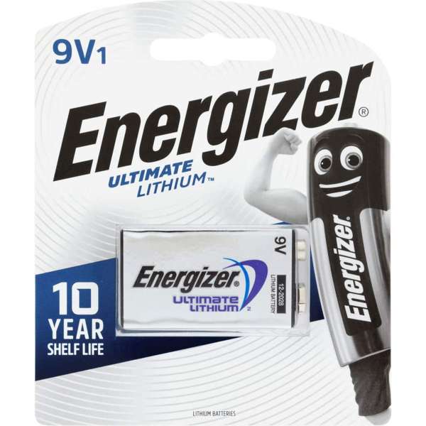 Energizer 9V Lithium Battery - 1 Pack