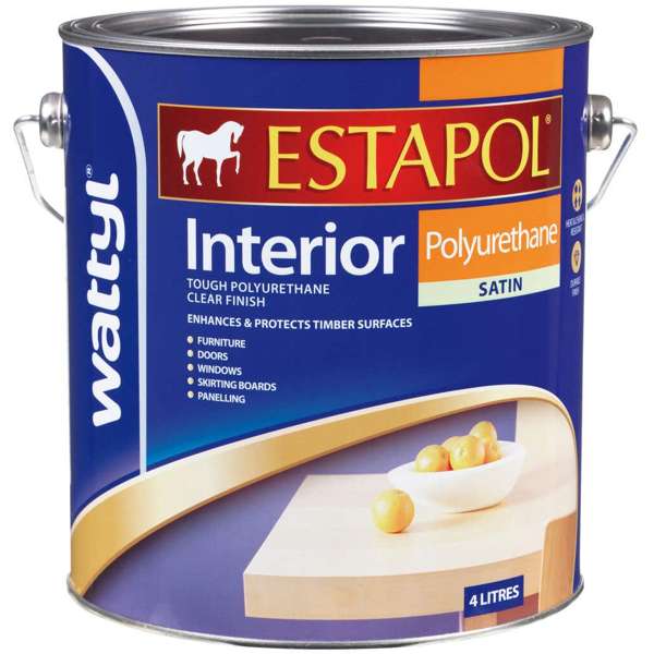 Wattyl Estapol Interior Polyurethane Satin 4L