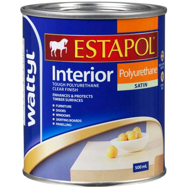 Wattyl Estapol Interior Polyurethane Satin 500ml