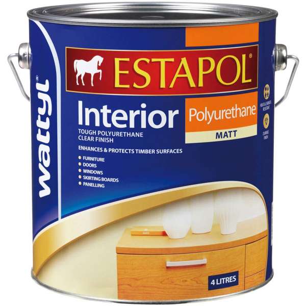 Wattyl Estapol Interior Polyurethane Matt 4L