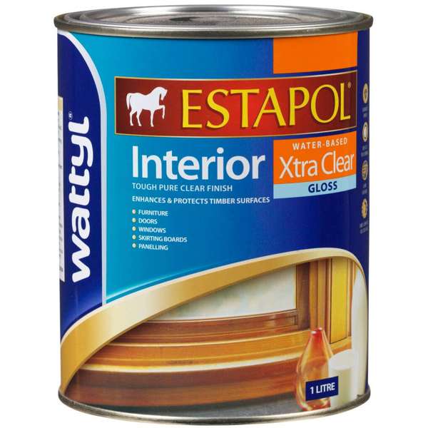 Wattyl Estapol Xtra Clear Gloss 1L