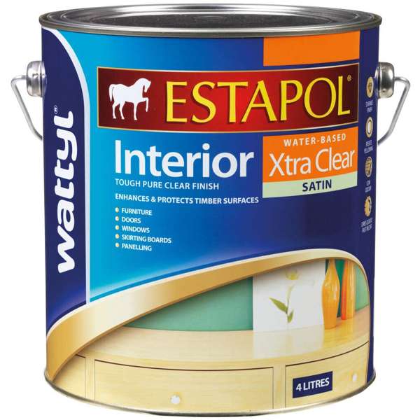 Wattyl Estapol Xtra Clear Satin 4L