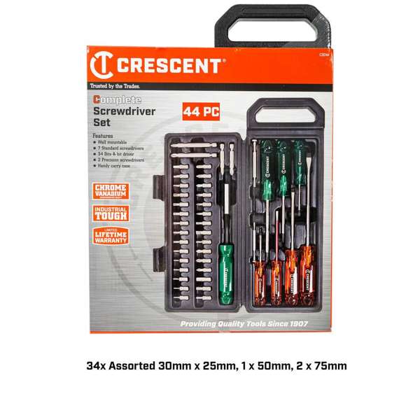 Crescent Ultimate Screwdriver Set - 44 Piece