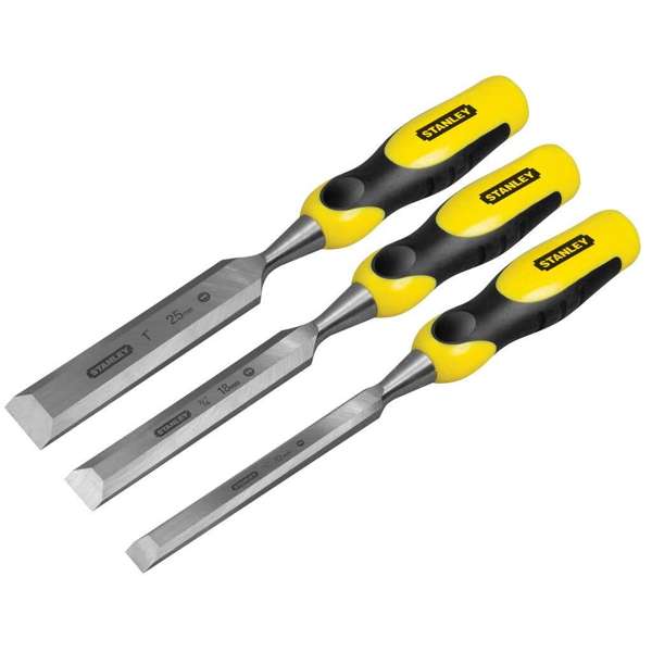 Stanley Dynagrip Chisel Set - 3 Piece