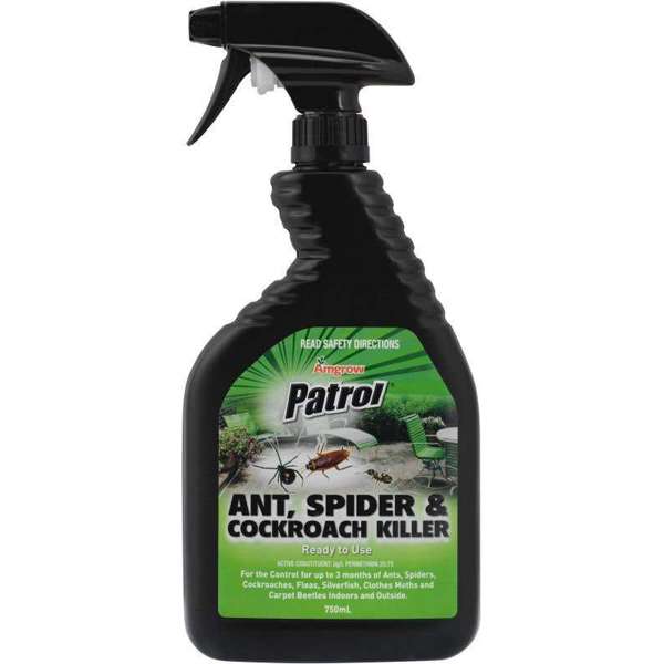 Amgrow Patrol Ant/Spider/Cockroach Killer 750ml