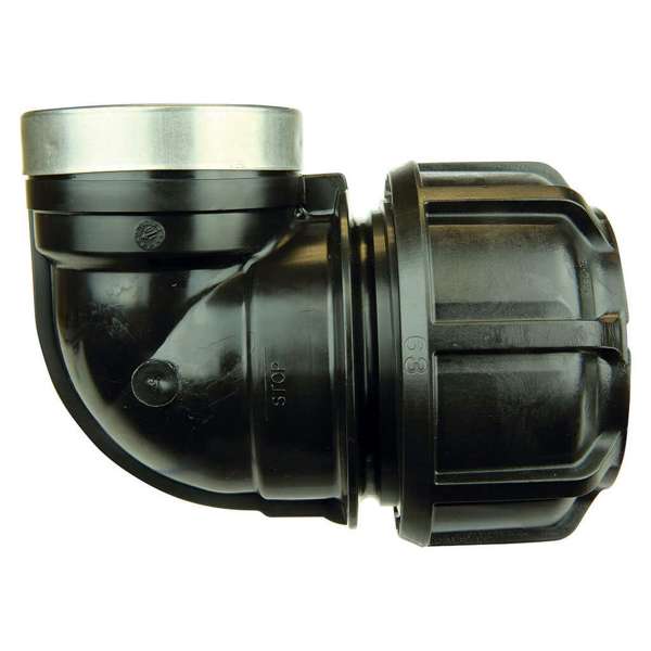 Philmac 3G Metric Female Elbow Poly x BSP 40mm x 1-1/4in