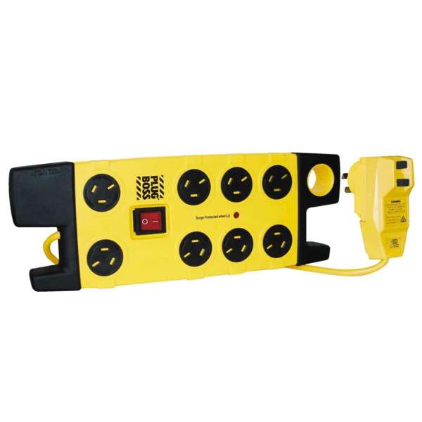 HPM Plug Boss 8 Outlet Powerboard