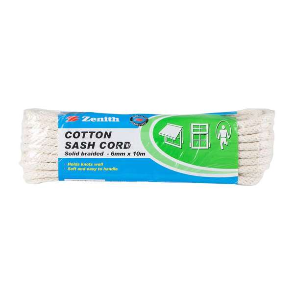 Zenith Sash Cord Cotton 6mm x 10m