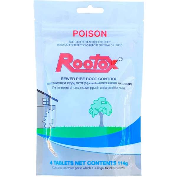 Rootox Sewer Pipe Root Control Tablet - 4 Pack