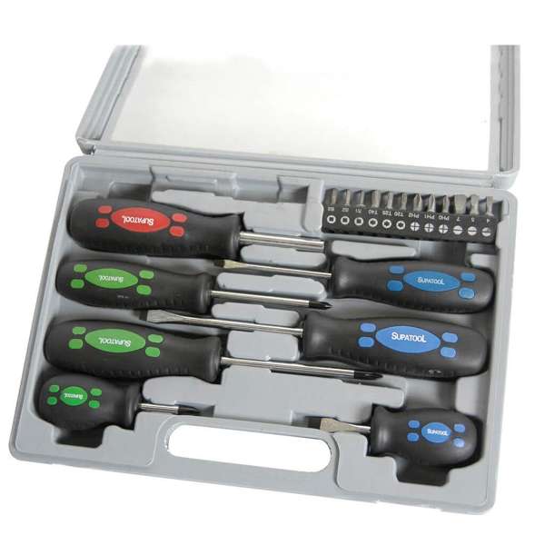 Supatool Screwdriver Set - 19 Piece