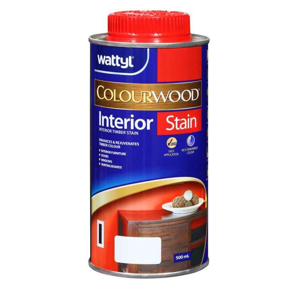 Wattyl Colourwood Interior Stain English Mahogany 500ml