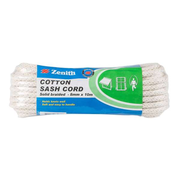 Zenith Sash Cord Cotton 8mm x 10m