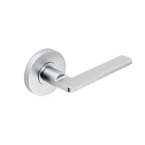 Lane Murano Passage Leverset Round Brushed Satin Chrome