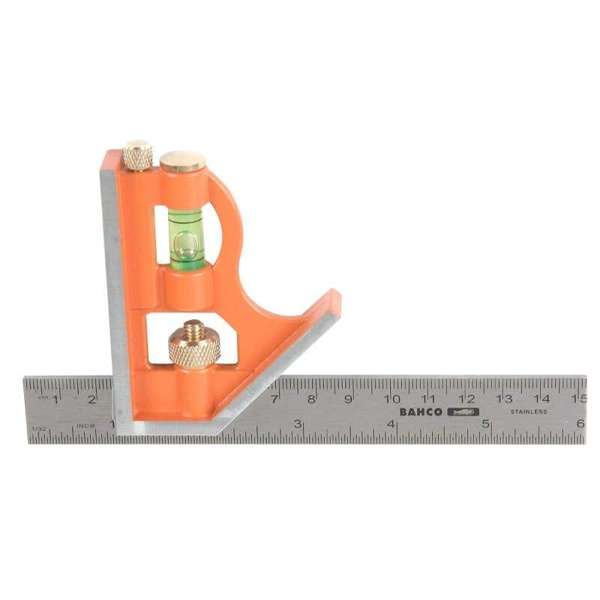 Bahco Sliding Combination Square with Metal Scriber