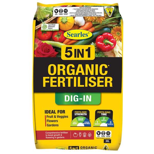 Searles 5 in 1 Organic Fertiliser 30L