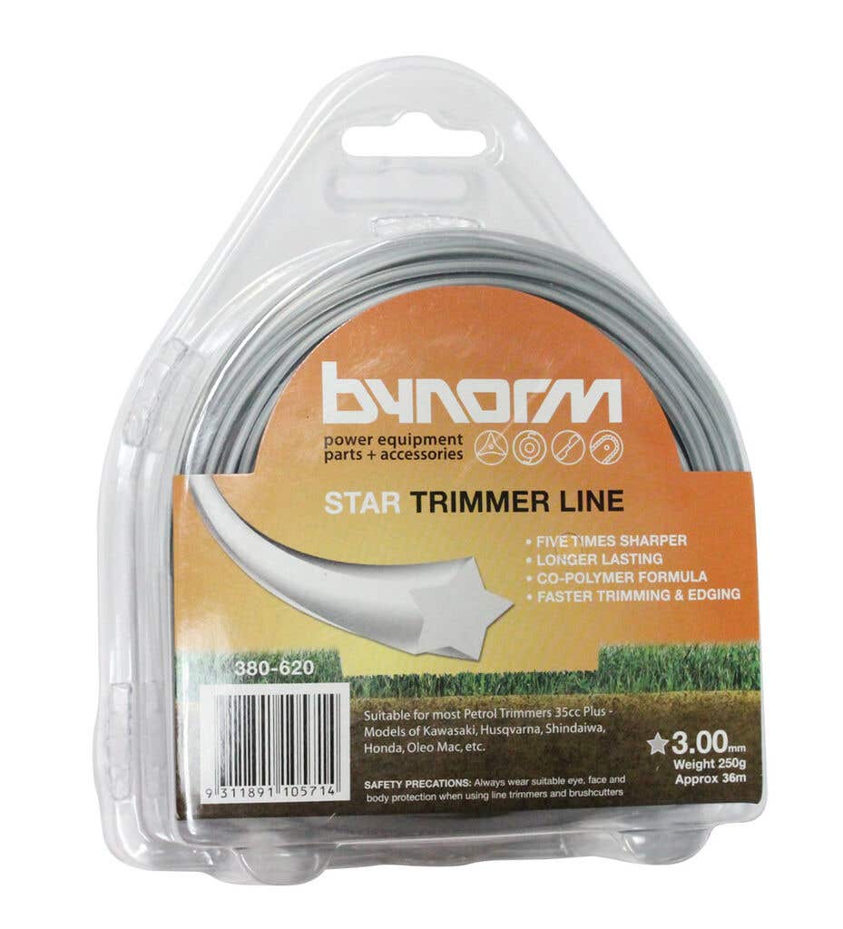 Bynorm Star Whipper Snipper Cord Grey 3.0mm - 250g