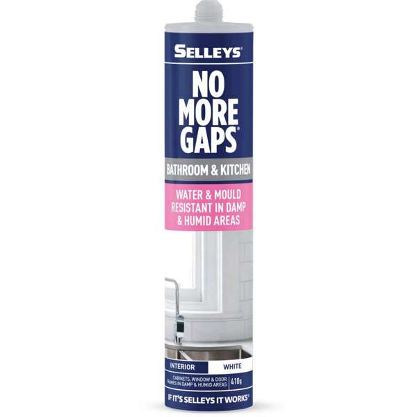 Selleys No More Gaps Bathroom And Kitchen Gap Filler 410g