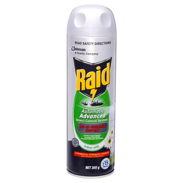 Raid Automatic Advanced Indoor Pest Control System Refill 305g