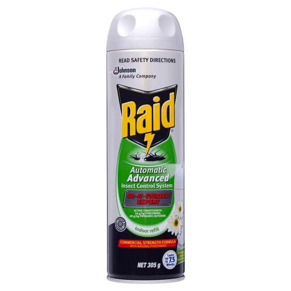 Raid Automatic Advanced Indoor Pest Control System Refill 305g