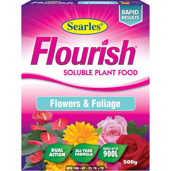 Searles Flourish Soluble Plant Food Flowers & Foliage 500g