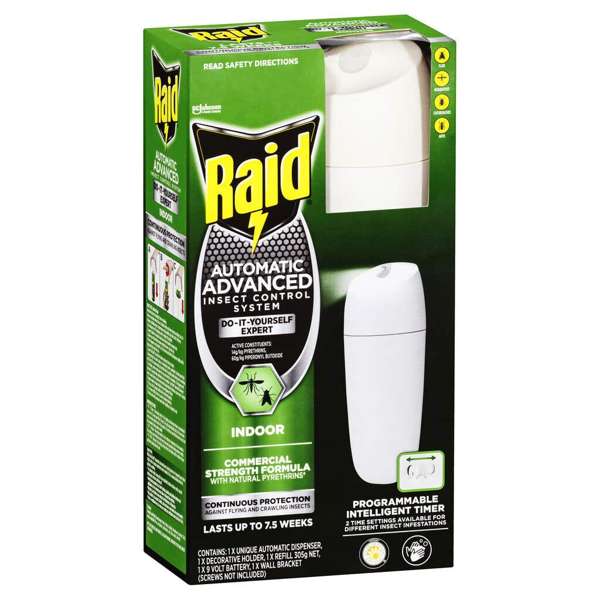 Raid Automatic Advanced Indoor Pest Control System Indoor 305g