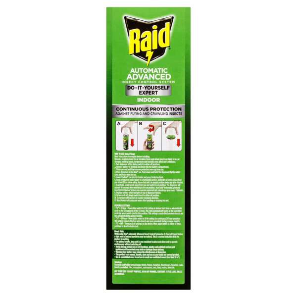 Raid Automatic Advanced Indoor Pest Control System Indoor 305g