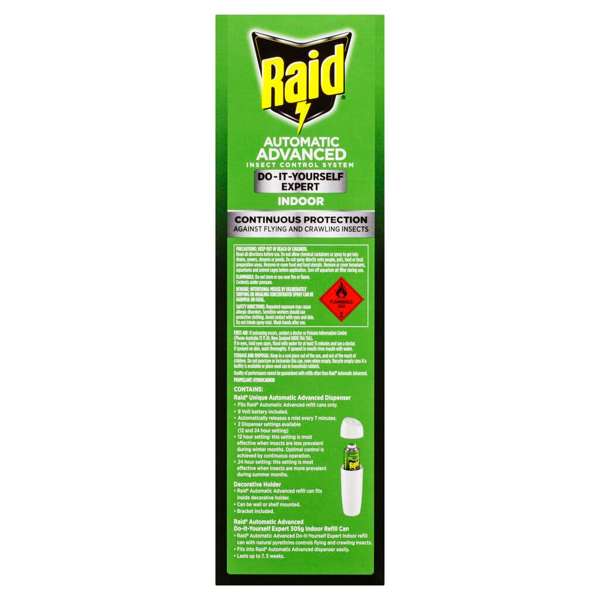 Raid Automatic Advanced Indoor Pest Control System Indoor 305g