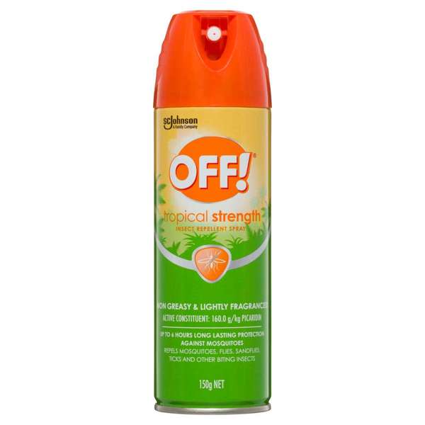 Off! Tropical Strength Insect Repellent Aerosol Spray 150g