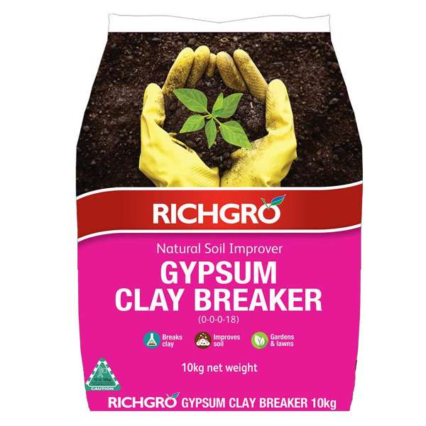 Richgro Gypsum Clay Breaker - Natural Soil Improver 10kg