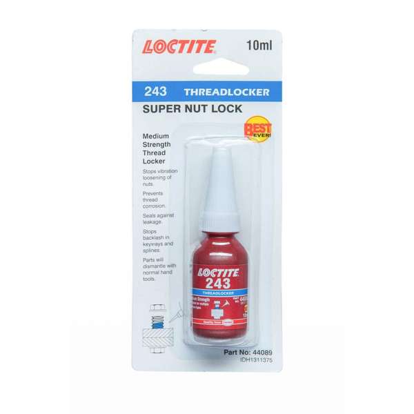 Loctite 243 Nut Lock Threadlocker 10ml