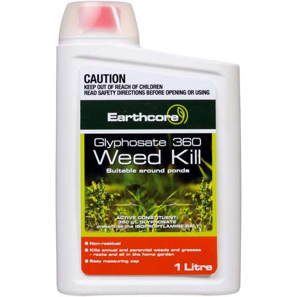 Earthcore Glyphosate 360 Weed Kill 1L