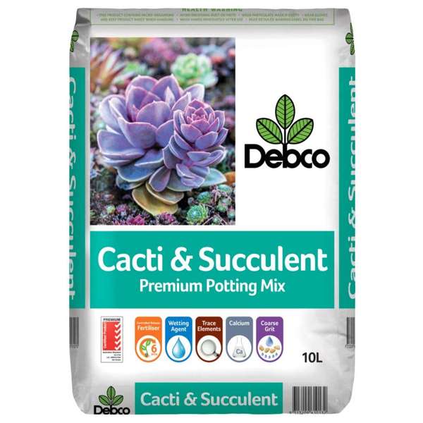 Debco Cacti & Succulent Premium Potting Mix 10L